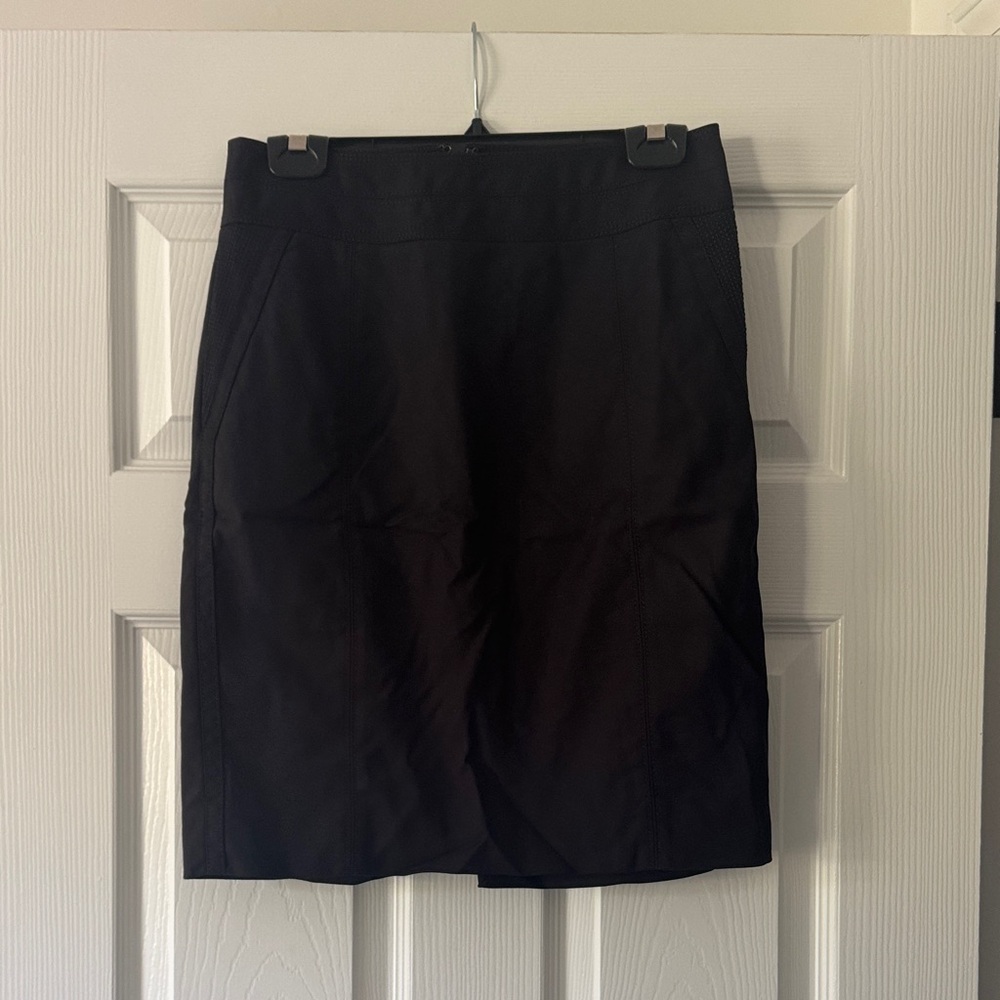 White House Black Market Classic Black Pencil Skirt